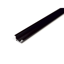 TOPMET LED profil DIAGONAL14 F/TY 2000 mm eloxált fekete villanyszerelés