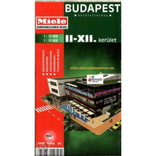 Topopress Budapest II.- XII. kerület térkép Topopress 1:13 000 1:11 000 II.kerület térkép 2018 térkép