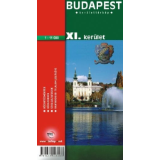 Topopress Budapest XI. kerület térkép Topopress 1:11 000 térkép