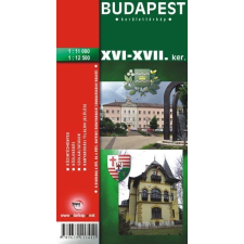 Topopress Budapest XVI-XVII. kerület térkép Topopress 1:11 000 térkép