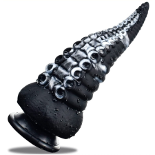 Toppedmonster Sealik csápos dildó 20 x 8cm Fekete-fehér műpénisz, dildó