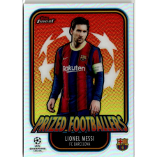 Topps 2020 Topps Finest UEFA Champions League Prized Footballers #PF-LM Lionel Messi gyűjthető kártya