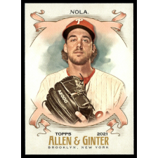 Topps 2021-23 Topps Allen and Ginter #215 Aaron Nola gyűjthető kártya