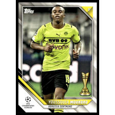 Topps 2021 Topps UEFA Champions League #129 Youssoufa Moukoko gyűjthető kártya