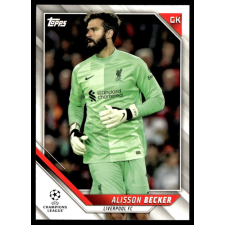Topps 2021 Topps UEFA Champions League #180 Alisson Becker gyűjthető kártya
