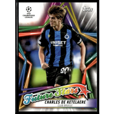 Topps 2021 Topps UEFA Champions League Future Stars #FS-08 Charles De Ketelaere gyűjthető kártya
