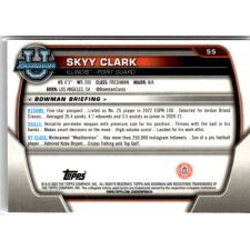 Topps 2022-23 Bowman Chrome University #55 Skyy Clark gyűjthető kártya