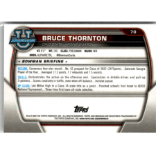 Topps 2022-23 Bowman Chrome University #70 Bruce Thornton gyűjthető kártya