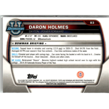 Topps 2022-23 Bowman Chrome University #83 DaRon Holmes gyűjthető kártya