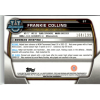 Topps 2022-23 Bowman Chrome University Blue RayWave Refractors #97 Frankie Collins 168/199