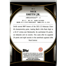 Topps 2022-23 Bowman Chrome University Invicta #BI-2 Nick Smith Jr. gyűjthető kártya