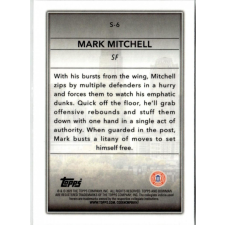 Topps 2022-23 Bowman Chrome University Skyscraping #S-6 Mark Mitchell gyűjthető kártya