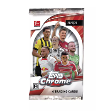 Topps 2022-23 Topps Chrome Bundesliga Soccer HOBBY pack - focis kártya csomag gyűjthető kártya