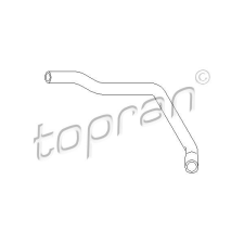 TOPRAN Hűtőcső TOPRAN 103 538 vízhűtő