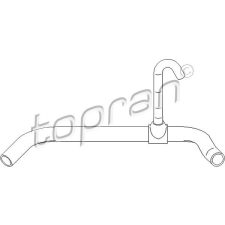 TOPRAN Hűtőcső TOPRAN 111 799 vízhűtő