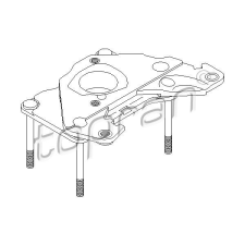 TOPRAN Perem, porlasztó TOPRAN 100 582 fogó