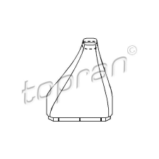 TOPRAN Váltórúd borítás TOPRAN 206 937 autóalkatrész