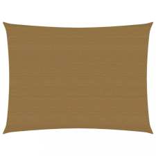 Tópszínű HDPE napvitorla 160 g/m² 2 x 3 m kerti bútor