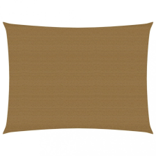  Tópszínű HDPE napvitorla 160 g/m² 6 x 7 m kerti bútor