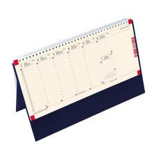 TOPTIMER Naptár, asztali, álló, TOPTIMER, jegyzetblokkos, kék naptár, kalendárium
