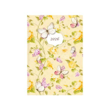 TOPTIMER Naptár, tervező, A5, heti, TOPTIMER "Joy", pillangó határidőnapló