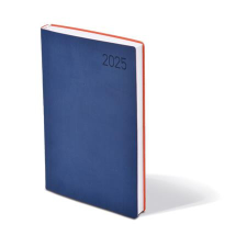 TOPTIMER Naptár, tervező, A5, napi, TOPTIMER "Madeira", kék-narancs naptár, kalendárium