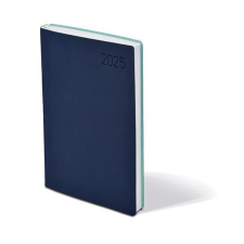 TOPTIMER Naptár, tervező, A5, napi, TOPTIMER "Madeira", kék-türkiz határidőnapló