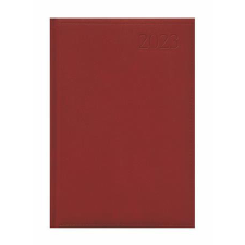 TOPTIMER Naptár, tervező, A5, napi, TOPTIMER &quot;Traditional&quot;, bordó határidőnapló