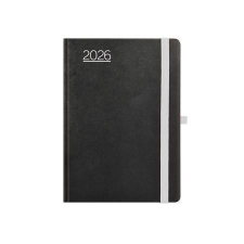 TOPTIMER Naptár, tervező, B6, heti, TOPTIMER, Nero, fekete-szürke (NKN012SZU) határidőnapló