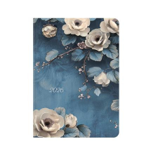 TOPTIMER Naptár, tervező, B6, napi, TOPTIMER, Joy, fehér rózsa (NKJ022FRU) határidőnapló