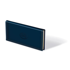 TOPTIMER Zsebnaptár, fekvő elrendezésű, TOPTIMER, "Ace", kék naptár, kalendárium