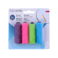 Topwrite Ceruza formájú radír készlet - 4 db radír