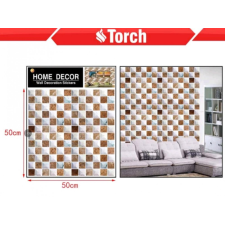 TORCH Dombornyomott Tapéta Mozaik Csempe Mintás Mosható Öntapadós PVC Anyagból tapéta, díszléc és más dekoráció