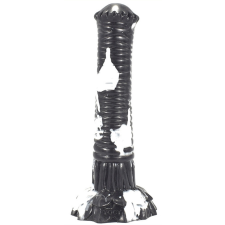 Tork Dildo 23 x 5.5cm Fekete-fehér műpénisz, dildó