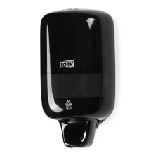 Tork Folyékony szappan adagoló, S2 rendszer,  "Dispenser Soap Liquid Mini", fekete fürdőszoba kiegészítő