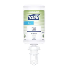 Tork Habszappan, 1 l, S4 rendszer, TORK "Clarity", illatmentes tisztító- és takarítószer, higiénia