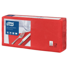 Tork Lunch szalvéta 3 rétegű 33x33cm (150 db/csomag) piros (477861) higiéniai papíráru