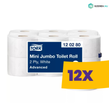 Tork Mini Jumbo toalettpapír 19cm átm. - 120280 (Karton - 12 tek) higiéniai papíráru