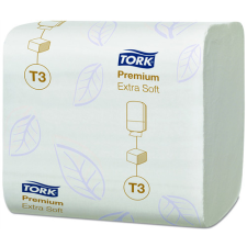 Tork toalettpapír T3, hajtogatott Extra soft folded, 2r., fehér, 252lap/csg, 30csg/# higiéniai papíráru