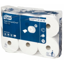 Tork Toalettpapír, T8 rendszer, 2 rétegű, 19,9 cm átmérő, TORK "SmartOne®", fehér higiéniai papíráru