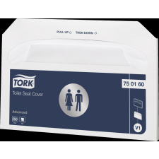 Tork Tork WC ülőke takaró 250db-os - 750160 (Karton - 20 csg) fürdőszoba kiegészítő