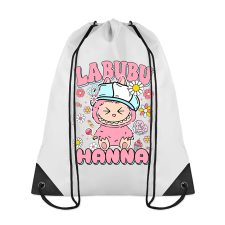  Tornazsák - Rózsaszín Labubu- egyedi névvel tornazsák