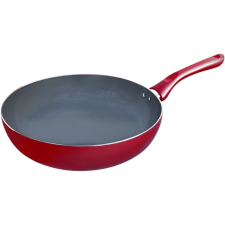 Toro Kerámia wok serpenyő piros 28 cm edény