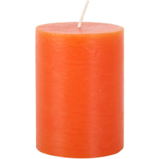 Toro Rusztikus gyertya narancssárga 7,5 x 10 cm gyertya