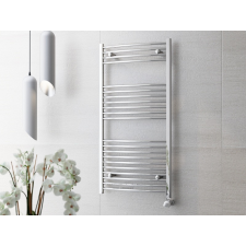  Törölközőszárító radiátor 120cm * 60cm Íves, króm fűtőtest, radiátor