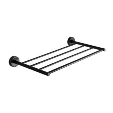  Törölközőtartó polc Sanela fekete 50x25 cm SLZD34N fürdőszoba bútor