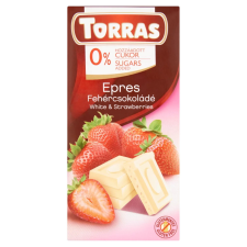Torras epres fehércsokoládé 75g csokoládé és édesség