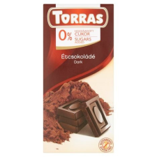 Torras Étcsokoládé hozzáadott cukor nélkül 75 g csokoládé és édesség