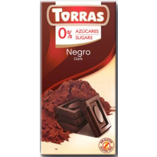  Torras  Gluténmentes Étcsokoládé Édesítőszerrel 75g csokoládé és édesség