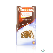 Torras gluténmentes tejcsokoládé hozzáadott cukor nélkül 75 g gluténmentes termék